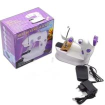 Mini Máquina De Costura Portátil Bivolt Pedal De Controle Mini Máquina De Costura Portátil Bivolt Pedal De Controle