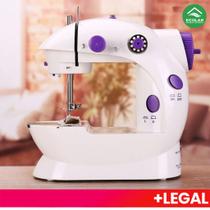 Mini Máquina De Costura Portátil Com Pedal Elétrico Costureira Bivolt 110V/220V Mini Máquina De Costura Portátil Com Pedal Elétrico Costureira Bivolt 110V/220V