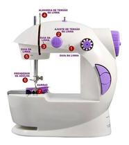Mini máquina de costura portátil ponto costurar costura sem fio roupas tecidos mão máquinas de costura elétrica acessór