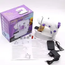 Mini Máquina de Costura Profissional, Reta Elétrica e Portátil