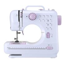 Mini Máquina De Costura Reta 12 pontos Portátil Led Branco 127/220v