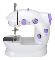Mini máquina de costura reta CounterTech FH-SM202 portátil branca Mini máquina de costura reta CounterTech FH-SM202 portátil branca