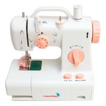Mini Máquina De Costura Reta Importway Portátil - Branco 2 Velocidades Bivolt