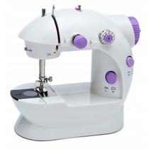 Mini Máquina De Costura Reta Lanmax Lmd-202 Portátil Branca