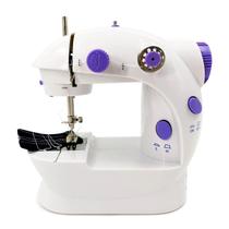 Mini Máquina De Costura Reta Portátil Branca Prática