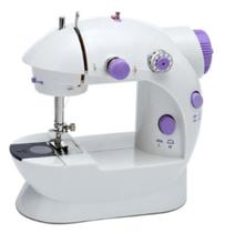 Mini Máquina De Costura Reta Portátil Com Pedal 110v E 220v