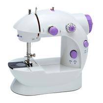 Mini Máquina De Costura Reta Tutto Home Mcp-100 Portátil Branca/violeta 110v/220v - RELET