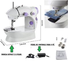 Mini Máquina De Costura Roupa Portátil Bivolt Fácil Portatil - EMB COMMERCE- UTILIT