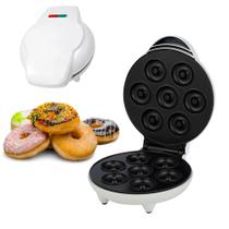 Mini Maquina De Donuts Café Da Manhã Capacidade Para Mini Rosquinha Elétrica 110V Portátil