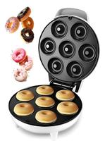 Mini Máquina De Donuts Confeitaria Elétrica Furos 7 Rosquinhas - ZEM