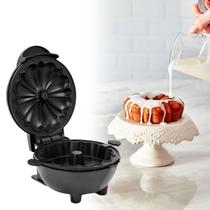 Mini Máquina De Fazer Bolo Assar Portátil Cake Maker 110v Cor:Preto