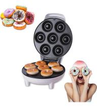 Mini Máquina De Fazer Donuts Rosquinhas 7 Furos 110v Branco