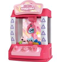 Mini maquina de garra de pelúcias divertida - dm toys