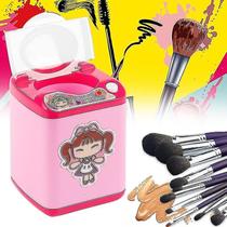 Mini máquina de lavar com escova cosmética para crianças Mini máquina de lavar com escova cosmética para crianças