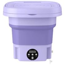 Mini Máquina De Lavar E Secar Portátil 11l Dobrável Bivolt