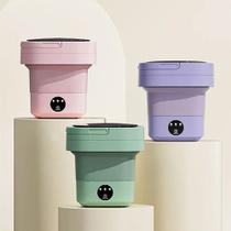 Mini Maquina De Lavar Roupa Dobrável Portátil Centrifuga 8l