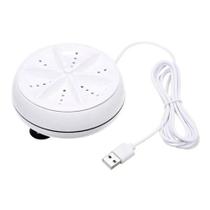 Mini Máquina De Lavar Roupa Portátil Usb Bivolt Turbine Wash