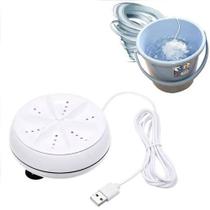 Mini Máquina De Lavar Roupa Portátil Usb Bivolt Ultrasonic