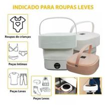 Mini Máquina de Lavar Roupa Turbo para Lavagem Diária