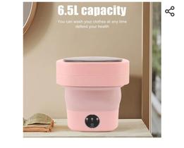 Mini Máquina de Lavar Roupas 6,5 litros Centrifuga Dobrável