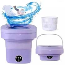 Mini Máquina De Lavar Roupas Elétrica Portátil Perfeita Para Roupas Delicadas