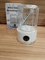 Mini maquina de lavar roupas portatil 1l usb 15w 5v tomate wyj-11