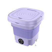 Mini Máquina de Lavar Roupas Portátil e Dobrável Turbo 9L