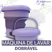 Mini Máquina de Lavar semi-automática 8 Litros Bivolt