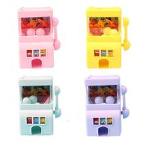 Mini máquina de loteria Toy, 3 peças de plástico rosa Mini máquina de loteria Toy, 3 peças de plástico rosa
