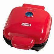Mini Maquina de Sanduiche Dash-Vermelha