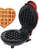 Mini Máquina De Waffle Coração Elétrica 110V Antiaderente