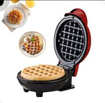 Mini Máquina de Waffle Panquecas Compacta Portátil Elétrica 110V