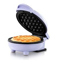 Mini Máquina de Waffle, Revestimento Antiaderente, Lavanda - Waffles de 10 cm em Minutos - Holstein Housewares