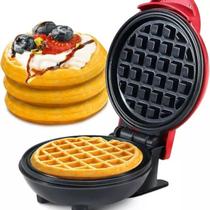 Mini Máquina De Waffles E Panquecas Elétrica E Compacta 220v Mini Máquina De Waffles E Panquecas Elétrica E Compacta 220v