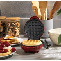 Mini Máquina De Waffles Elétricas Portáteis Antiaderentes 110V Cozimento Doméstica Compacta