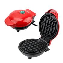 Mini Maquina de Waffles Panqueca Cozinha Refeiçao Antiaderente Cafe da Manha Lanche