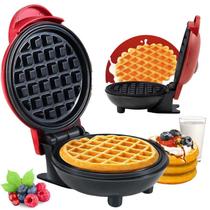 Mini Maquina De Waffles Panquecas Automático Elétricos Portátil 110v Doméstica 350w Panela Elétrica De waffle