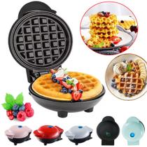 Mini Maquina De Waffles Panquecas Automático Elétricos Portátil 110v Doméstica 350w Panela Elétrica De waffle