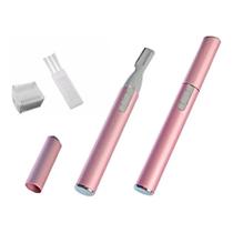 Mini Maquina Depiladora Apara Pelos Rosto Buço Sobrancelhas Caneta Rosa Mini Maquina Depiladora Apara Pelos Rosto Buço Sobrancelhas Caneta Rosa