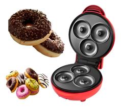 Mini Máquina Eletrica 110V De Fazer Donuts Rosquinhas 3 Furos Mini Máquina Eletrica 110V De Fazer Donuts Rosquinhas 3 Furos