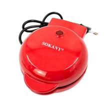 Mini Maquina Forma Elétrica Retro De Fazer Waffles Donuts Rosquinhas Vermelho Mini Maquina Forma Elétrica Retro De Fazer Waffles Donuts Rosquinhas Vermelho