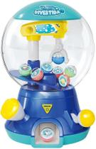 Mini maquina garra divertida ball azul - dm toys
