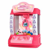 Mini Máquina Infantil de Pegar - Garra Divertida Rosa - DM Toys Mini Máquina Infantil de Pegar - Garra Divertida Rosa - DM Toys