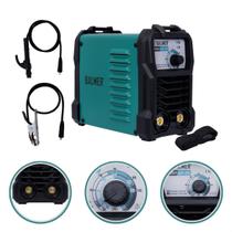 Mini Máquina Inversora Solda 140A Mma Eletrodo Balmer Easy 165 Bivolt Portátil 140 Amperes Pequena