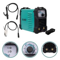 Mini Máquina Inversora Solda Elétrica Mma 120 Amperes Eletrodo Balmer Easy 145 Portátil Pequena 120A