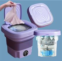 Mini Maquina Lavadora Portatil Para Roupas Delicadas Peças Pequena