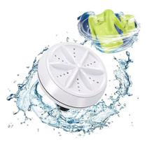 Mini Máquina Lavar Roupas Balde Usb Portátil Ultrassônica