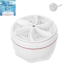 Mini Maquina Lavar Roupas no Balde Lavadoura Rotativo USB Portatil Mini Maquina Lavar Roupas no Balde Lavadoura Rotativo USB Portatil