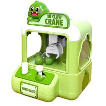 Mini Máquina Pega Ursinhos com Bolinhas Dinossauro Infantil Claw Crane com Alavanca