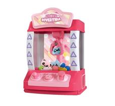 Mini Máquina Pelúcia Garra Divertida Rosa Dm Toys Mini Máquina Pelúcia Garra Divertida Rosa Dm Toys